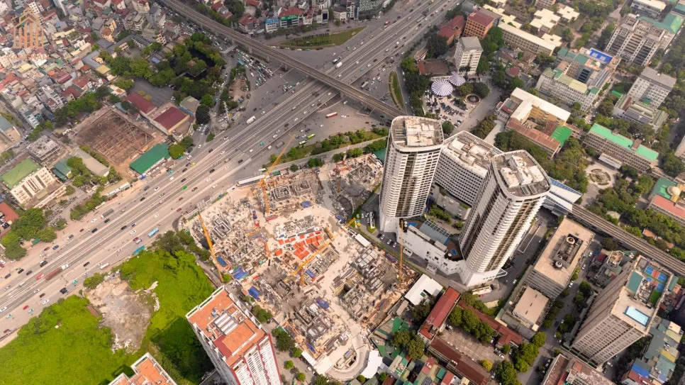 Site photograph of Sun Feliza Suites, Cau Giay, Hanoi