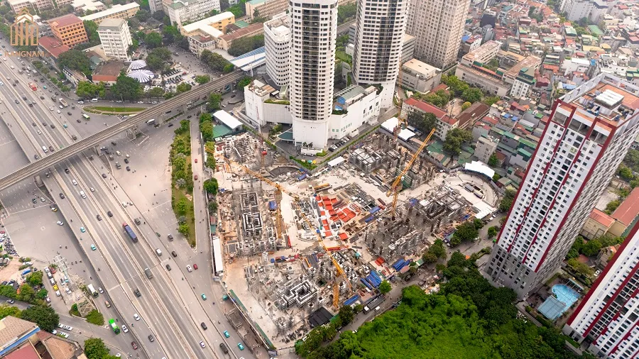 Site photograph of Sun Feliza Suites, Cau Giay, Hanoi